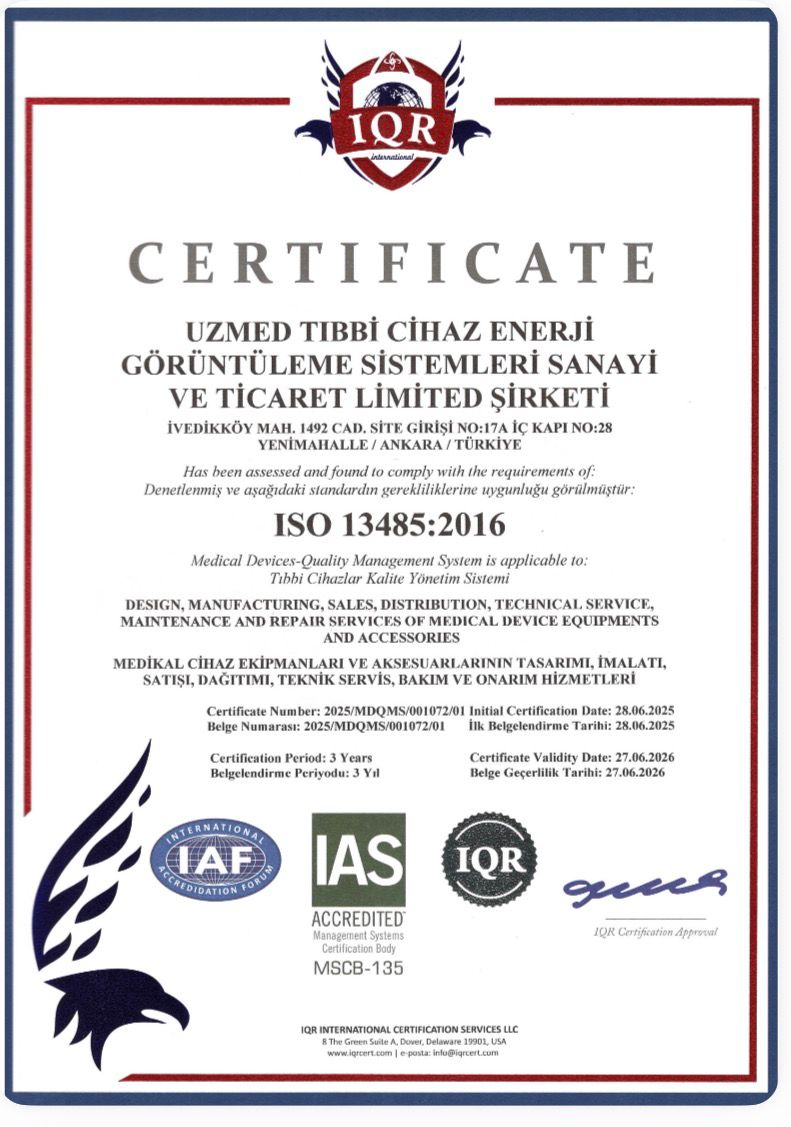 UZMED-TIBBI-ISO-13485-2016